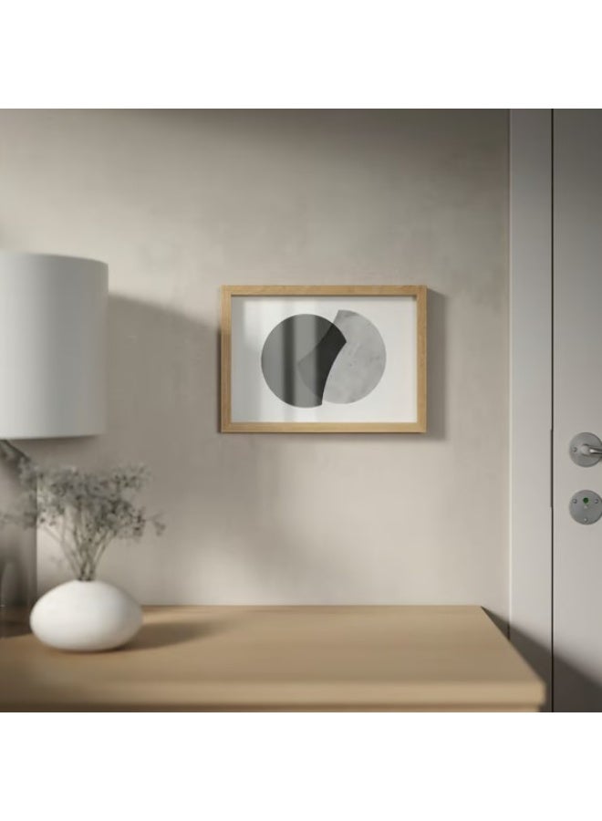 إطار، بتأثير خشب البلوط، 21 × 30 سم - Image 2